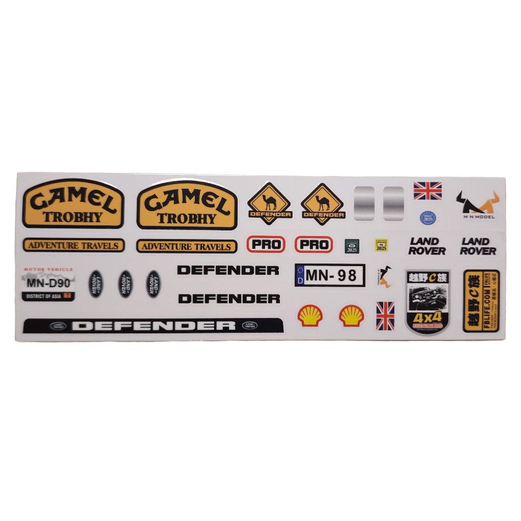 ZenithRC สติ๊กเกอร์ต้นฉบับสําหรับ MN รุ่น MN82 MN82PRO MN99SV2 MN98 RC รถ