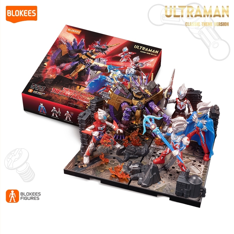 BLOKEES ULTRAMAN Classic Theme Version - The Battle Against the Last Judgementer | ชุดโมเดลลิมิเต็ด