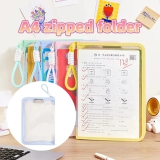 มาการอง สี ก4 โฟลเดอร์กับเฝือกมัลติฟังก์ชั่อวัยวะกระเป๋าการจําแนกนักเรียนการจัดเก็บทดสอบกระดาษคลิปแบบพกพาแบบพกพาข้อมูลกระเป