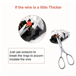 [🇹🇭⚡12hจัดส่ง] 50 ชิ้น T1/T2 Quick Wire Connectors Quick Splice Terminals ไม่มี Crimping, ไม่มีบัดกรีสําหรับ 18-22AWG รถ, เรือและบ้านสายไฟโปร่งใสฉนวน