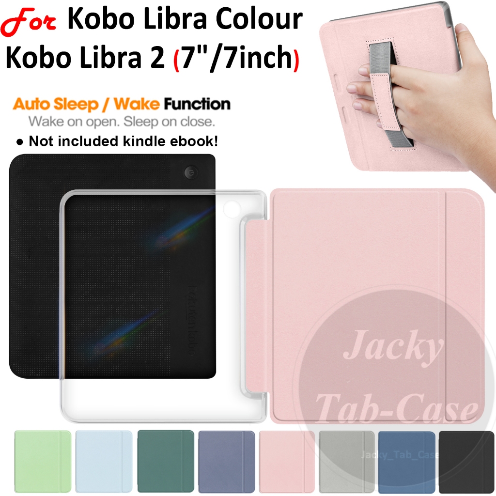 เคสอะคริลิคแบบถือสำหรับ Kobo Libra Colour | Libra 2 eReader รุ่น N428 N418, 7" Libra2 Magnetic Flip 
