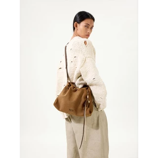 Songmont Small Gather Bag Set CrossBody Bag for Woman Nappa Leather Drawstring Bag