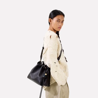 Songmont Small Gather Bag Set CrossBody Bag for Woman Nappa Leather Drawstring Bag
