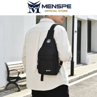 MENSPE กระเป๋าคาดหน้าอกบุรุษ Multi-Functional Crossbody Bag Sports Bag Waterproof Anti-Thief Casual Street Bag