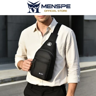 MENSPE กระเป๋าคาดหน้าอกบุรุษ Multi-Functional Crossbody Bag Sports Bag Waterproof Anti-Thief Casual Street Bag