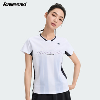 Kawasaki K1C02-D1191 ใหม่ เสื้อยืดกันเหงื่อแห้งไวสำหรับกีฬา …
