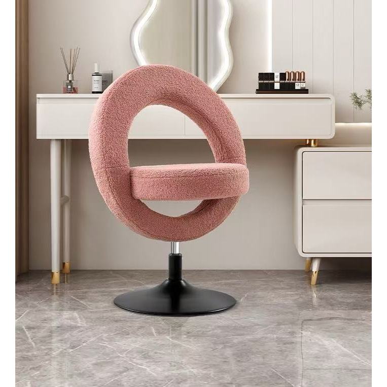 Bagel Bagel Chair เก้าอี้แต่งหน้า เก้าอี้แป้งสไตล์ใหม่ Round Cute Dressing Chair