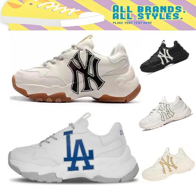 รองเท้า mlb แท้ big ball chucky รองเท้าผ้าใบ ผู้ชาย ผู้หญิง ยูนิเซ็กซ์ thailand สีดํา