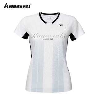 Kawasaki K1C02-D1191 ใหม่ เสื้อยืดกันเหงื่อแห้งไวสำหรับกีฬา เหมาะสำหรับทั้งผู้หญิงและผู้ชาย