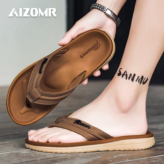 AIZOMR รองเท้าผู้ชาย รองเท้าแตะชาย วัสดุ EVA การรองรับส่วนโค้ง คุณภาพสูง สไตล์ลำลอง รุ่น A2251
