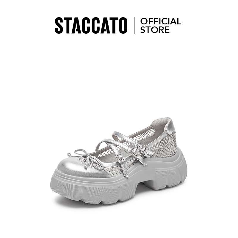 Staccato Mary Jane Pump Shoes รองเท้าแมรี่เจน 1.5"รองเท้าส้นสูงหนา ESF10/ESF19