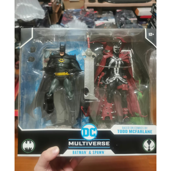 McFarlane DC Batman vs Spawn Double Action Figure