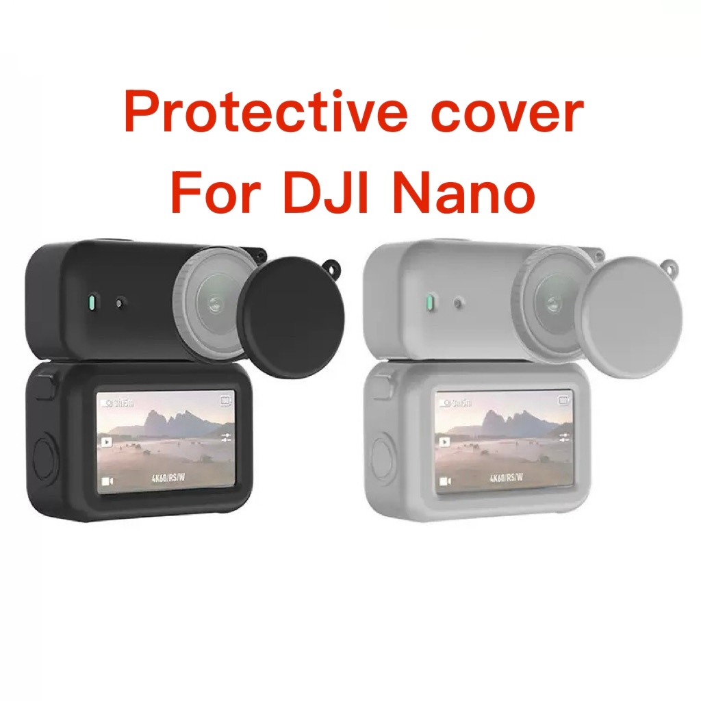 เคสซิลิโคนสําหรับ DJI OSMO Nano รวมเลนส์และฝาครอบตัว