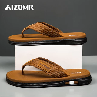 AIZOMR รองเท้าแตะ แห้งเร็ว สีพื้น กันลื่น คุณภาพสูง รุ่น A2183