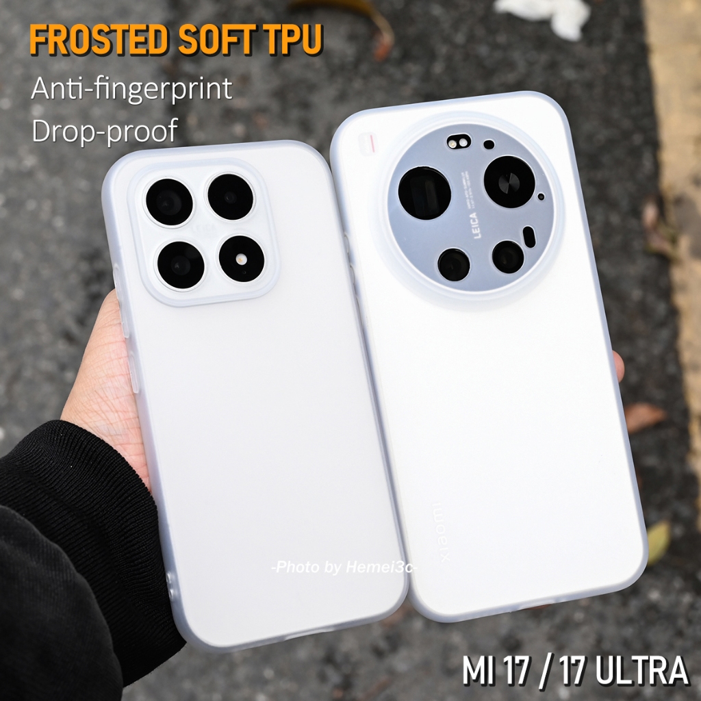 สําหรับ เสี่ยวหมี่ Xiaomi 17 / 17 Ultra / Mi 17 Ultra Leica พิเศษ ไลก้า ปลอกโปร่งแสงเคลือบบางนุ่มเคสโทรศัพท์ปก