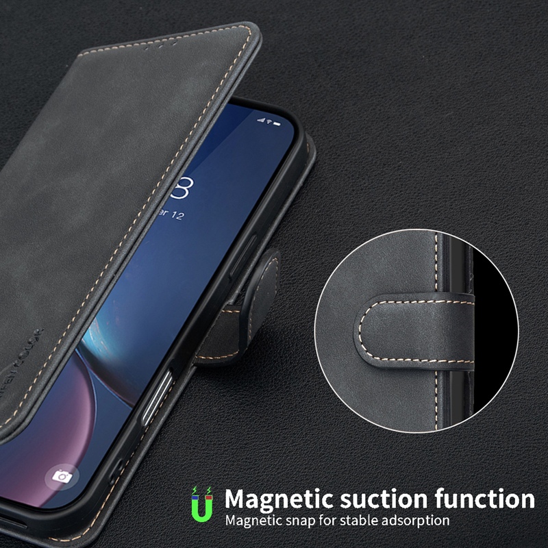 หรูหราสําหรับ Samsung Galaxy S26 Ultra S25 Plus S24 Ultra S23 Plus S25 Ultra S22 Plus S23 Ultra S24 Plus S22 Ultra S23 + Retro กระเป๋าสตางค์หนังช่องใส่การ์ดฝาครอบกรณี ราคา ถูกที่สุด ดีลบีเคเค แกลเลอรีภาพที่ 9