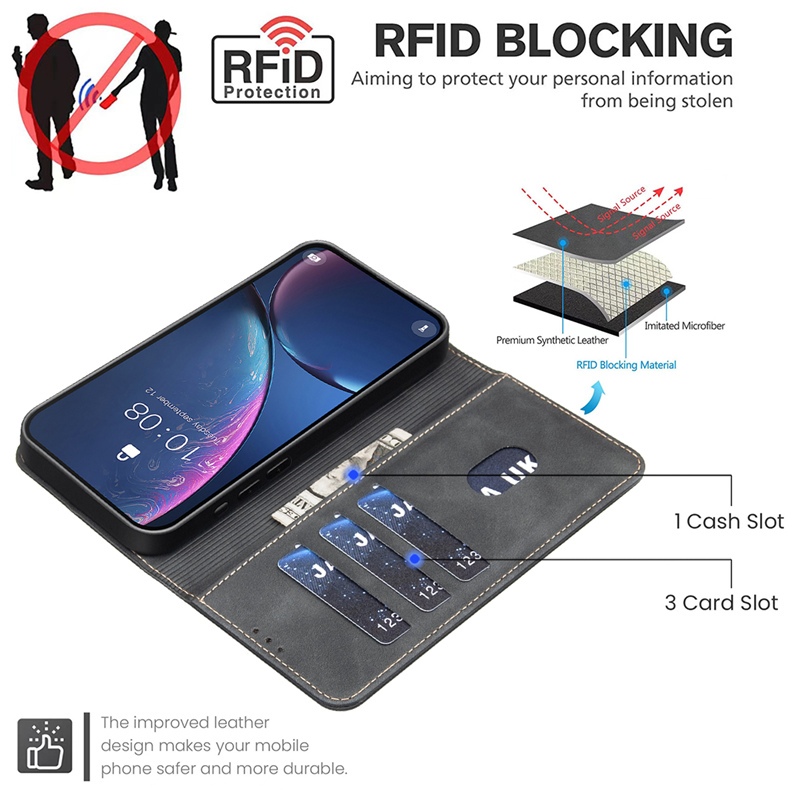 หรูหราสําหรับ Samsung Galaxy S26 Ultra S25 Plus S24 Ultra S23 Plus S25 Ultra S22 Plus S23 Ultra S24 Plus S22 Ultra S23 + Retro กระเป๋าสตางค์หนังช่องใส่การ์ดฝาครอบกรณี ราคา ถูกที่สุด ดีลบีเคเค แกลเลอรีภาพที่ 5