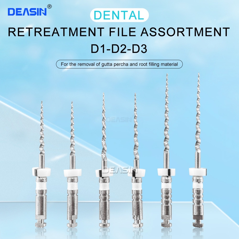 Dental Retreatment Engine Root Canal NiTi File D1-D3 NiTi Super D ไฟล์โรตารี