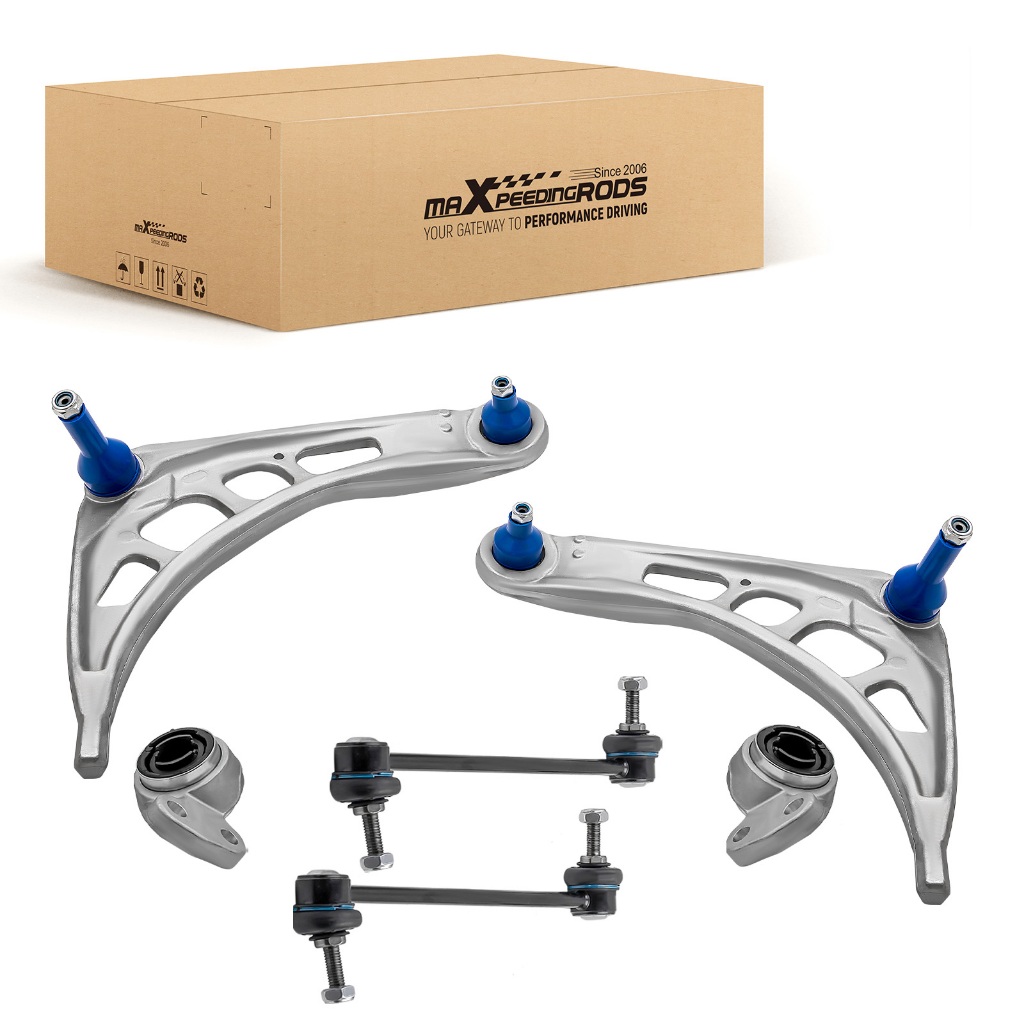 【BMW E46 330D 330】 Suspension Front Lower Control Arms Bushes Stabilizer Links สําหรับ BMW E46 330D 