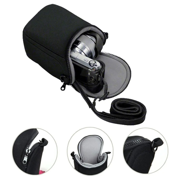 เหมาะสําหรับ Sony Portable Micro Single Cross-body Fashion Camera Bag A5100 A6100 6300 6400 ZVE10