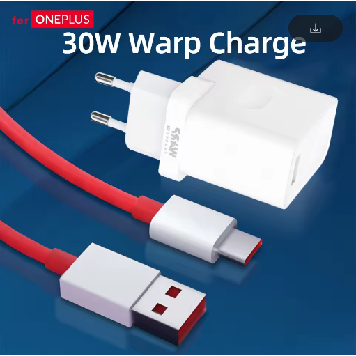 สําหรับ OnePlus 30W Warp Charger 5V 6A EU US Fast Charging Wall Adapter USB Type C สําหรับ one plus 