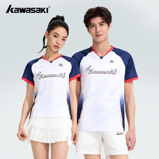 Kawasaki 2026 ใหม่ Women & Men V คอแบดมินตัน Pickball Jersey…
