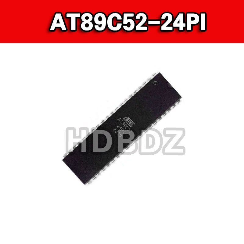 5pcs AT89C52-24PI AT89C52-24PC AT89C52-24PU Microprocessor ชิป IC DIP MCU