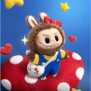 POPMART LABUBU The Monsters x Sanrio ตัวละครตุ๊กตาไวนิลจี้กล…