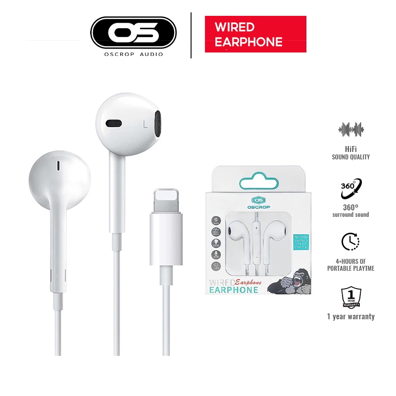 หูฟังแบบมีสาย 3.5mm Type-C phone เสียงดี เบสหนัก พร้อมไมโครโฟนในตัว ควบคุมเพลง โทรออก เพิ่มระดับเสียง