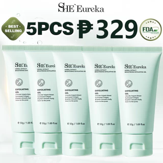 [FDA & 3 ชิ้น ฿189] SHEEureka Facial Scrub เจลขัดผิวหน้าสกัดจากสมุนไพร 50 กรัม ช่วยลดเซลล์ผิวที่ตายแล้วและทำให้ผิวมีสุขภาพดี