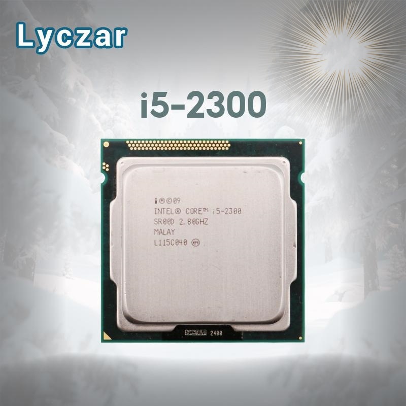 Intel Core i5 2300 โปรเซสเซอร์ LGA 1155 2.8GHz 6M Quad-Core 95W Lyczar เดสก์ท็อป CPU