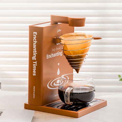 เครื่องชงกาแฟแบบพกพาพับได้ เครื่องชงกาแฟแบบหยดอเมริกัน การท่องเที่ยว ไฟฟ้าชงอัตโนมัติชากาแฟโฮมออฟฟิศเครื่องใช้ไฟฟ้า