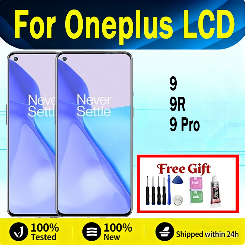 สําหรับ AMOLED Oneplus 9 9R 9 Pro จอแสดงผล LCD หน้าจอสัมผัสเปลี่ยน