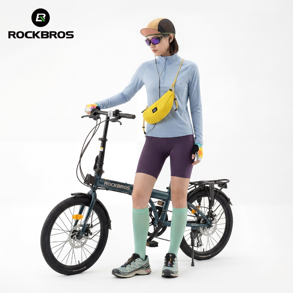 Rockbros กระเป๋าสะพายข้างมอเตอร์ไซค์ ลายกล้วย ความจุ 1.8 ลิตร กันรอย สไตล์แฟชั่น ใช้งานทุกวันและเดินทาง