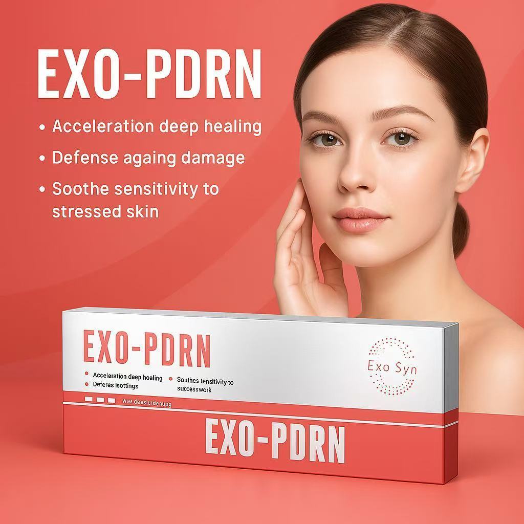 เกาหลีเกาหลี Exosoma Glow Water Glow Essence Garrison Plla Salmon DNA PDRN สําหรับชุดดูแลผิวต่อต้านว