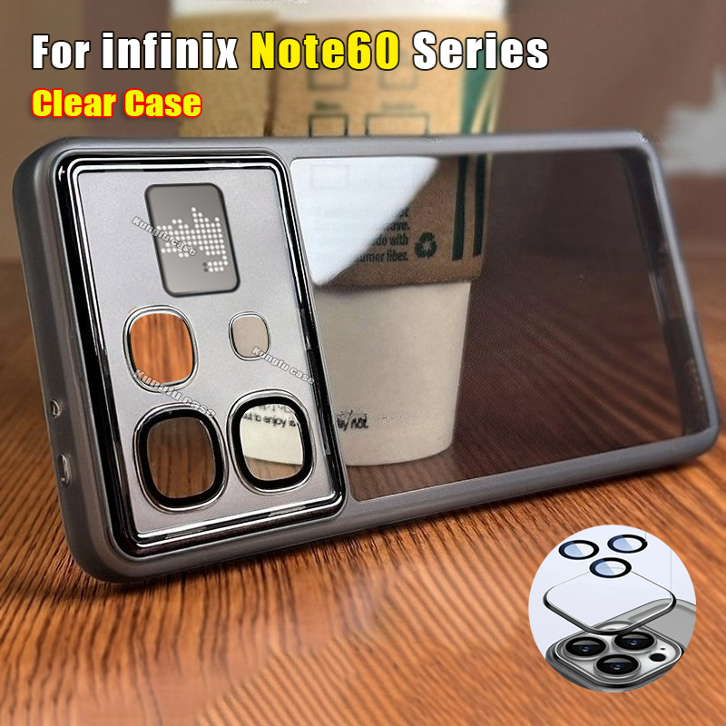 สไลด์เลนส์สําหรับ infinix Note 60 50 Pro Plus Note60 60Pro 50X Note50 5G กันกระแทกเคสโทรศัพท์ผู้ถือแหวนปลอกวงเล็บ Stent Push กล้องป้องกันกรณีปกหลัง