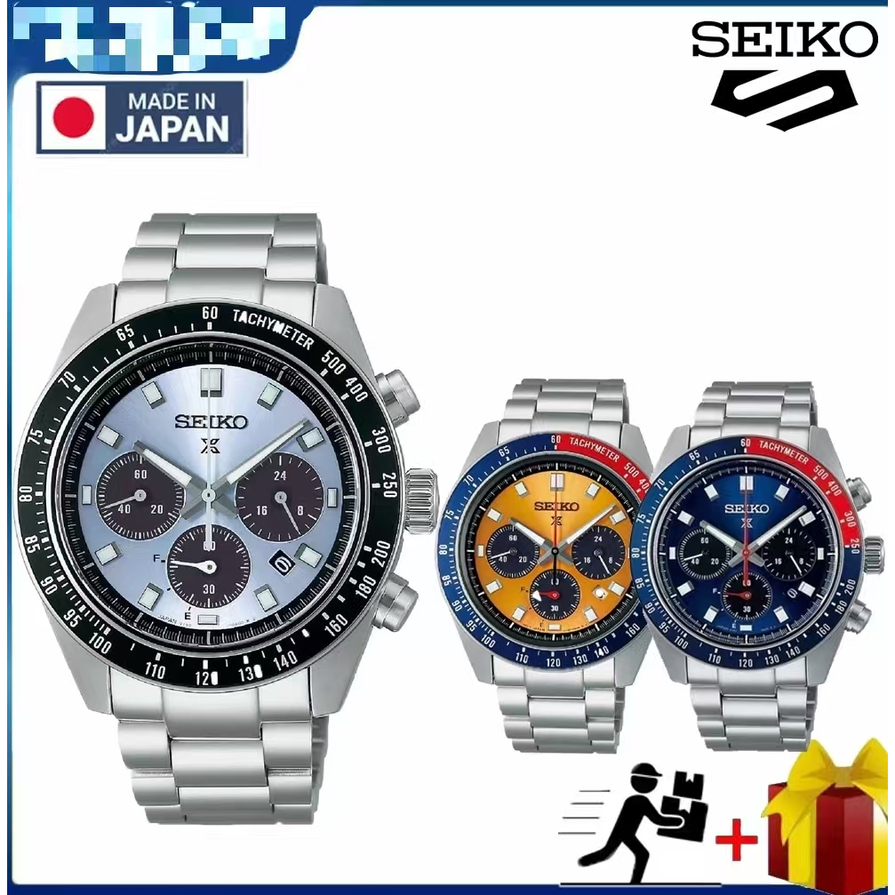 100% Seiko Prospex SSC915P1 series นาฬิกาผู้ชายคริสตัล trophy กีฬา jam Tangan Lelaki คลาสสิกสแตนเลสน