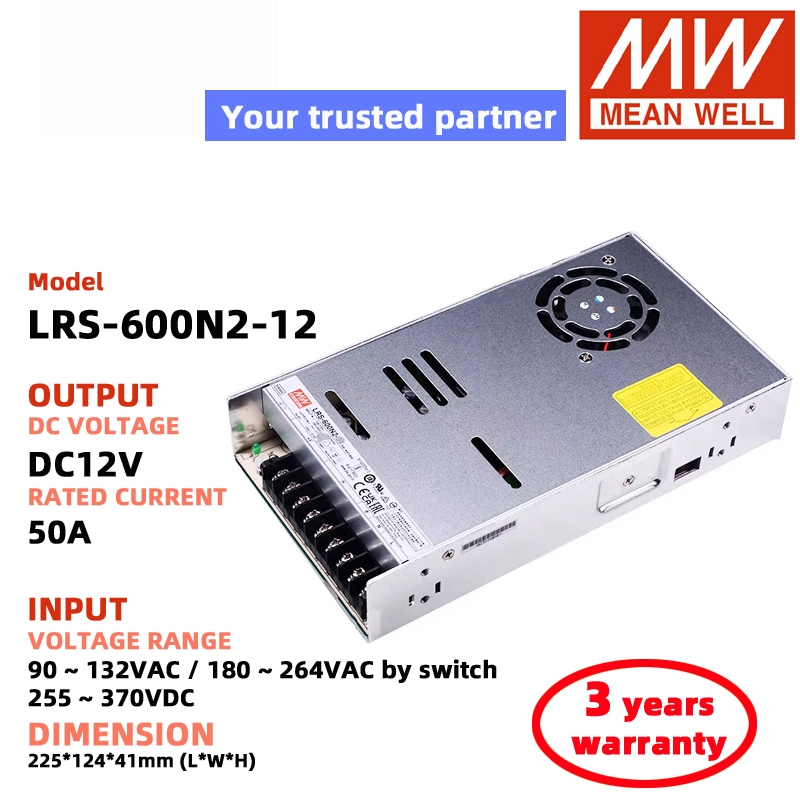 MEAN WELL LRS-600N2-24 LRS-600N2-12 LRS-600N2-36 LRS-600N2-48 Switching Power Supply Meanwell DC Pow