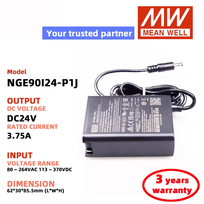 MEAN WELL NGE90I12-P1J NGE90I24-P1J NGE90I48-P1J MeanWell DC เครื่องปรับแรงดันไฟฟ้า Switching Power 