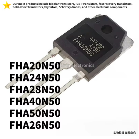 5PCS ใหม่ FHA20N50 TO-3P 20N50 FHA24N50 24N50 FHA28N50 28N50 FHA40N50 40N50 FHA50 50N50 FHA26N50 26N