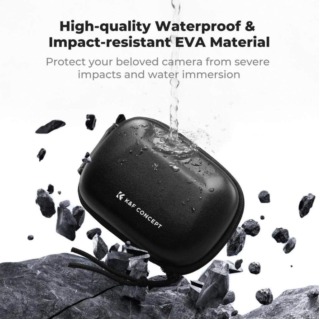 K&F CONCEPT กระเป๋าพกพาเข้ากันได้กับ DJI Osmo Action 6/3/4/5 Pro ราคา ถูกที่สุด ดีลบีเคเค แกลเลอรีภาพที่ 3