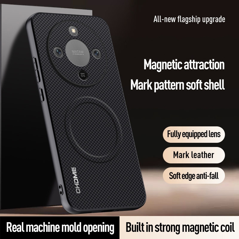 ปลอกสําหรับ Huawei Honor X9d 5G HonorX9d MTN-NX1 เคสโทรศัพท์หนังแม่เหล็ก Adsorb ไร้สาย Fast Charging