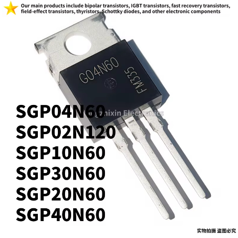 5PCS 100% คุณภาพ SGP04N60 G04N60 SGP02N120 GP02N120 SGP30N60 GP30N60 SGP10N60 GP10N60 SGP20N60 GP20N