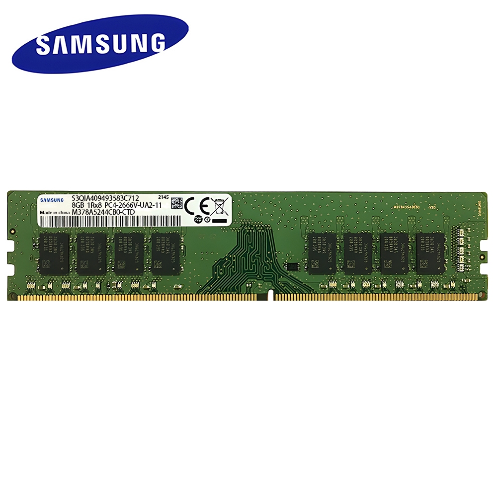 Samsung DDR4 RAM 4GB 8GB 16GB PC4 DDR4 RAM 2133Mhz 2400Mhz 2666MHz 3200Mhz 1.2v เดสก์ท็อป ram 288PIN เดสก์ท็อปสําหรับ RAM DIMM หน่วยความจํา
