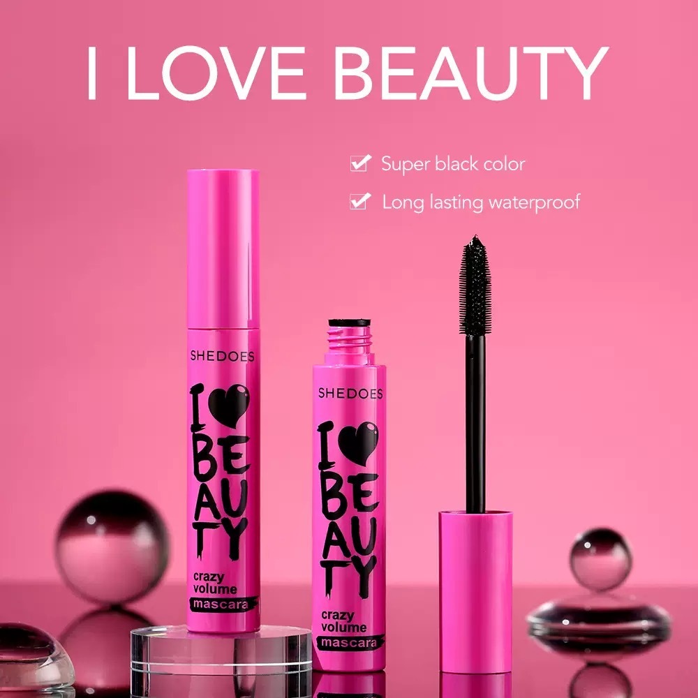 SHEDOES มาสคาร่า 4 สีกันน้ําหนายาว Non-Smudge