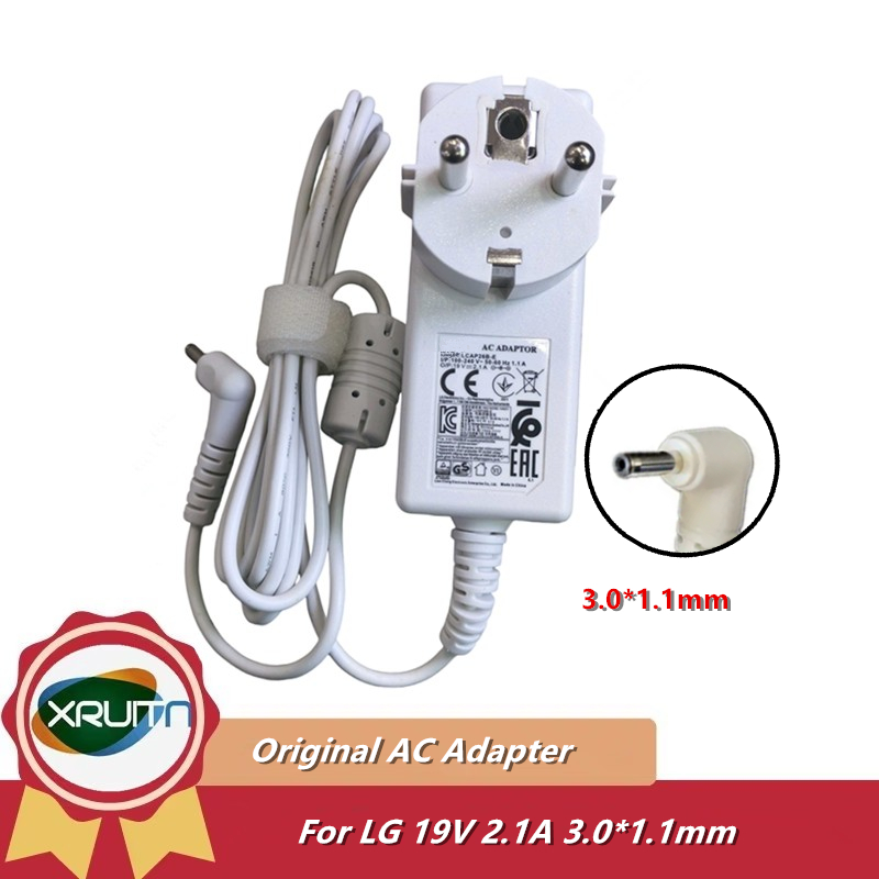 LCAP26B-E ADS-40MSG-19 19040GPK 19V 2.1A 40W 3.0X1.0 มม.WA-40G19FS อะแดปเตอร์ AC สําหรับ LG GRAM 14Z