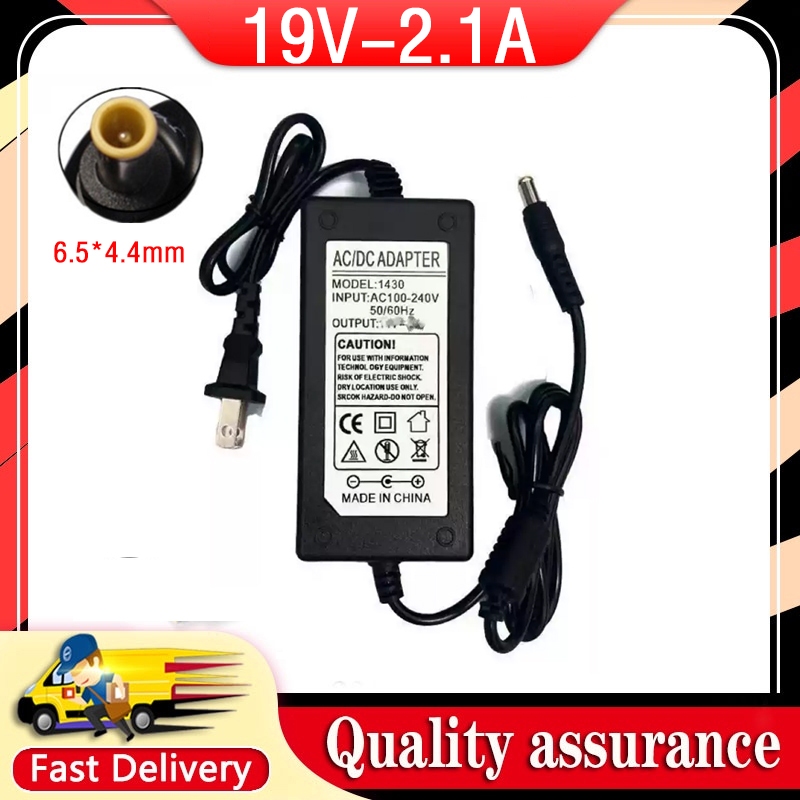 ใหม่ 19V 2.1A 6.5*4.4 มม.อะแดปเตอร์สําหรับ LG LCD Monitor 22m37a 22m38A Power Charger