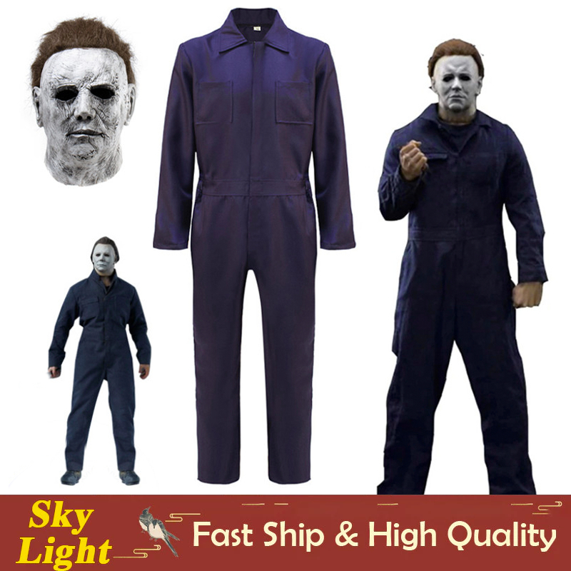 ชุดคอสเพลย์ Michael Myers Horror Murderer เหมาะกับปาร์ตี้ฮาโลวีน สําหรับผู้ชาย