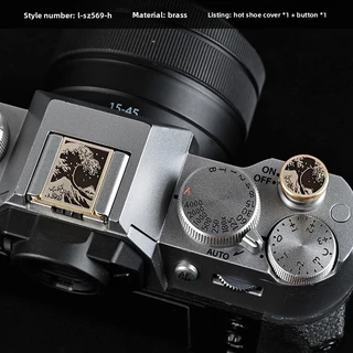 ฝาครอบรองเท้าร้อนเหมาะสําหรับ Fujifilm XT5, XT10, XT20, X-T30, XT4, X100V, X-PR03, Nikon, Leica และรุ่นอื่นๆ เข้ากับกล้องชัตเตอร์โลหะของ Canon