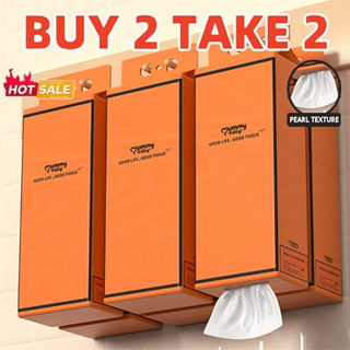 [BUY 2 TAKE 2] 1800 Sheets Wall-Mounted  Munafie Tissue  Large Size hang Paper Paper Towel Large Size Paper